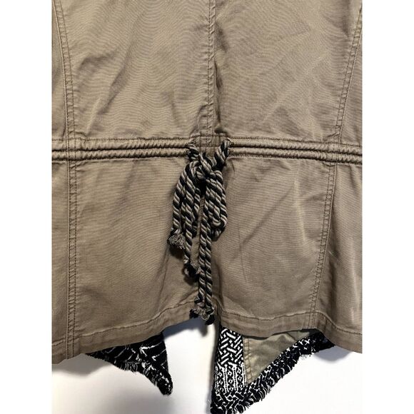 NWT Hei Hei Anthropologie Fieldwork Anorak Fringe Jacket in Moss Size M - Picture 8 of 10